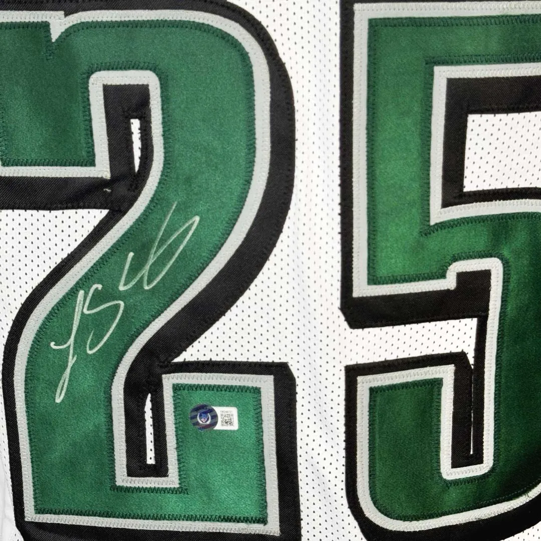 LeSean McCoy Signed Philadelphia White Football Jersey (Beckett)