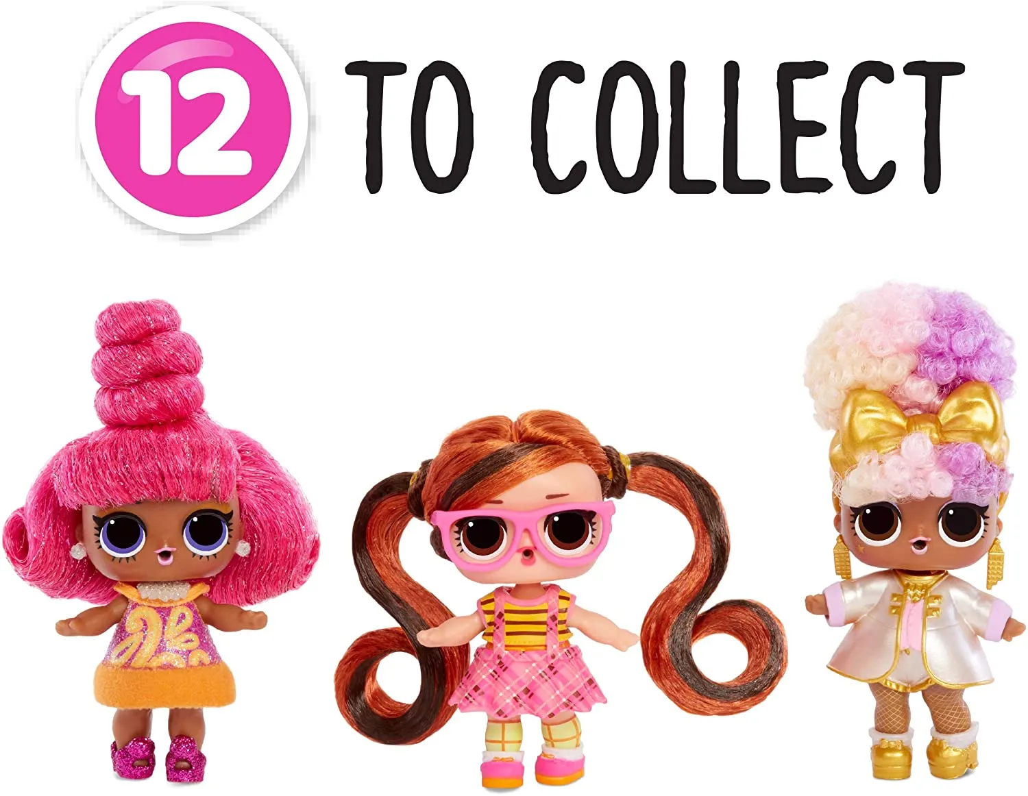 L.O.L. Surprise! Hairvibes Dolls with 15 Surprises & Mix & Match Hairpieces