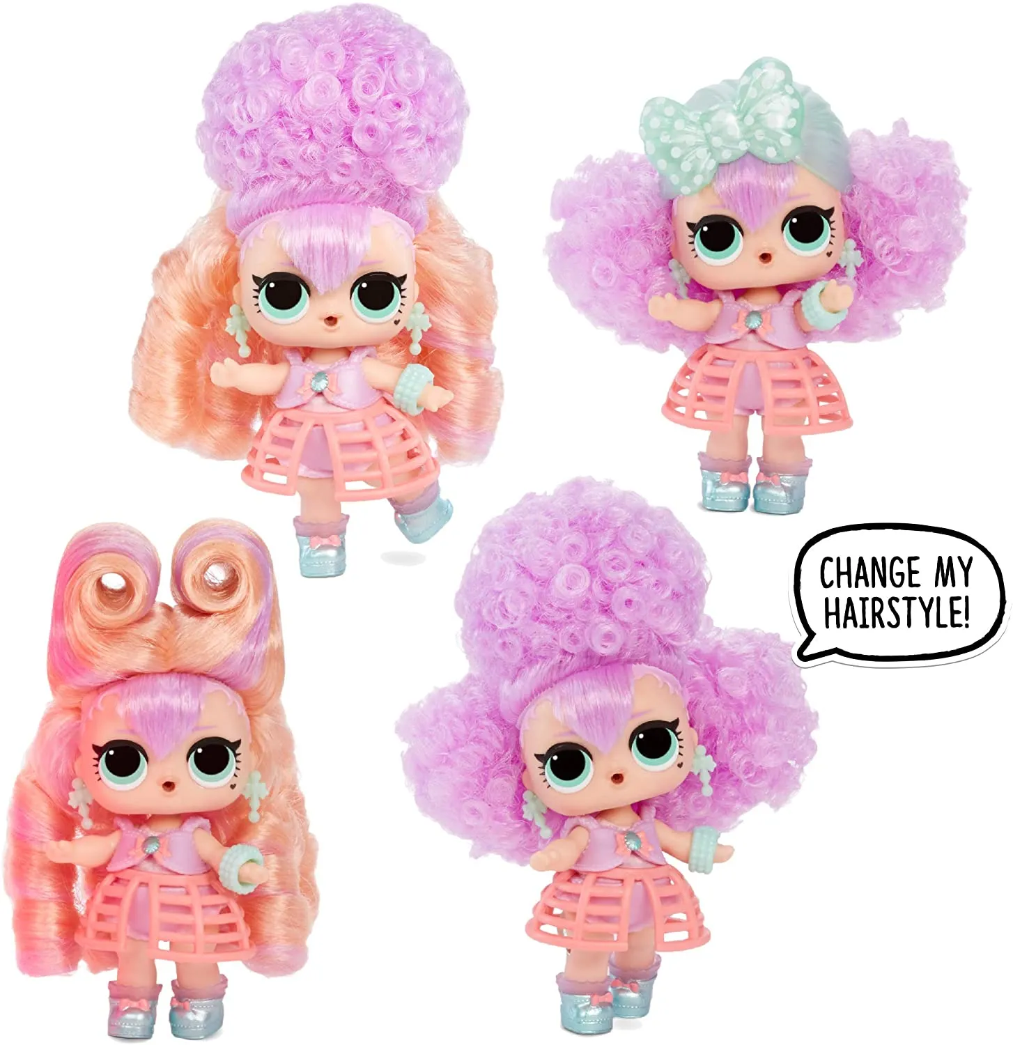 L.O.L. Surprise! Hairvibes Dolls with 15 Surprises & Mix & Match Hairpieces