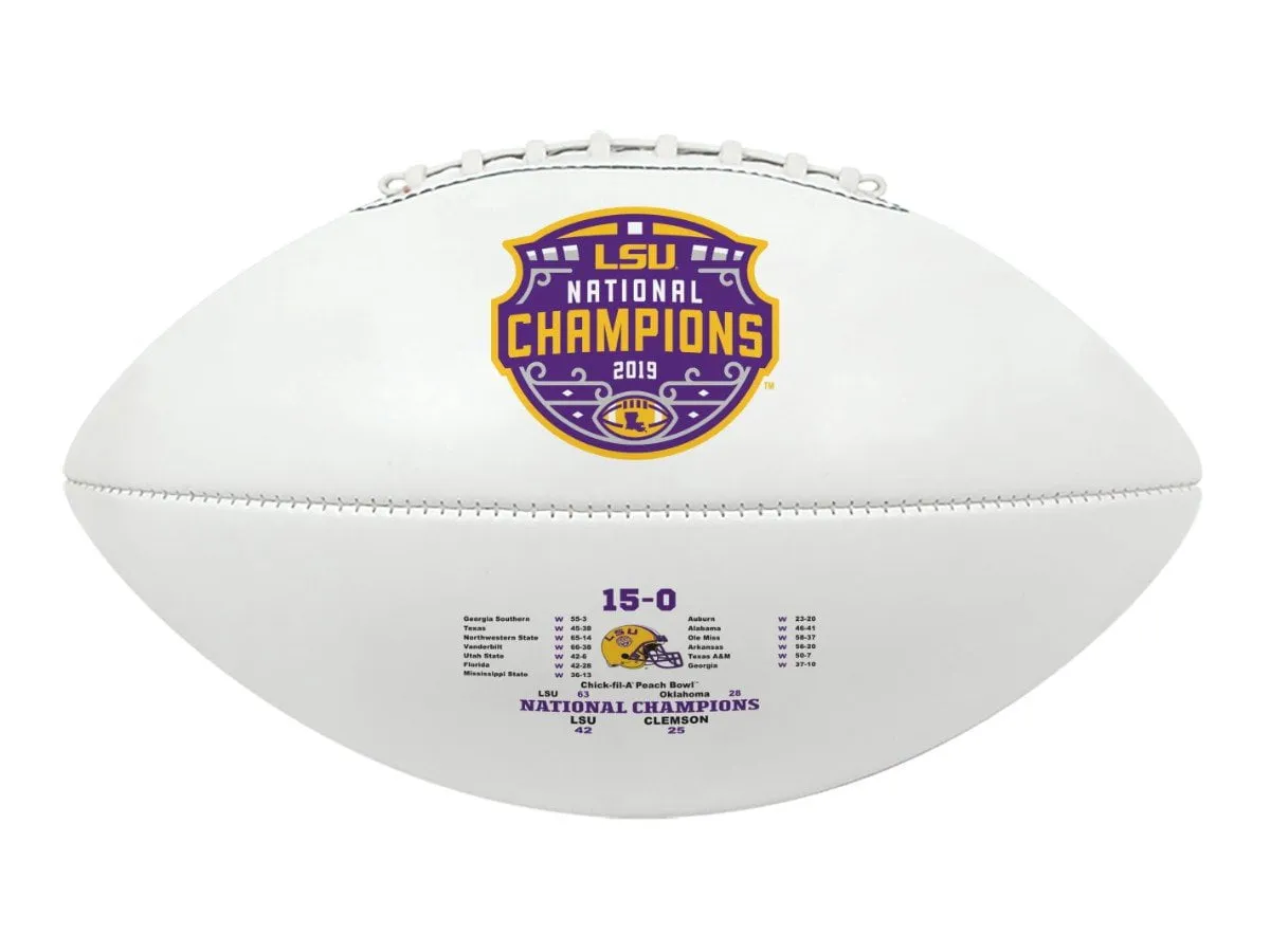 LSU Tigers 2019-2020 CFP National Champions Game Score Football