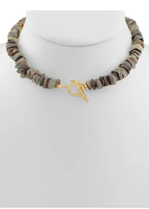 Manon Shell Choker-Brown