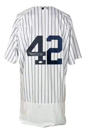 Mariano Rivera Signed Yankees Majestic Auth. FlexBase Jersey Unanimous HOF JSA