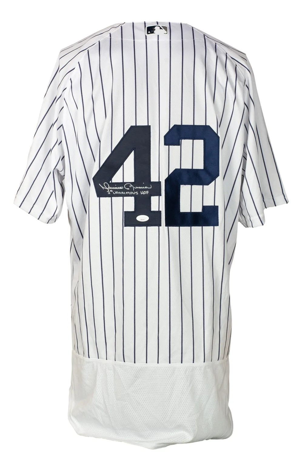 Mariano Rivera Signed Yankees Majestic Auth. FlexBase Jersey Unanimous HOF JSA