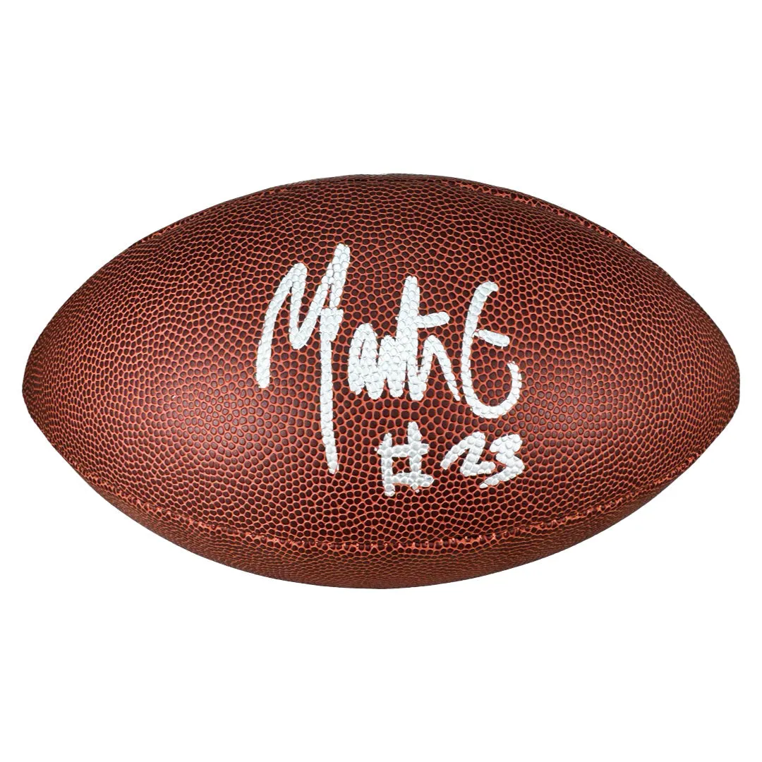 Martin Emerson Jr Signed Cleveland Browns Wilson Official NFL Replica Football (JSA)