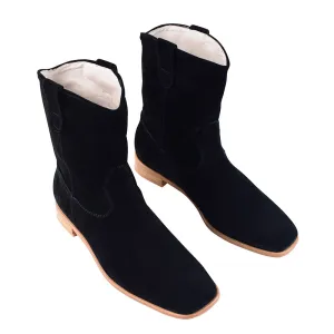 Matteo Boot | Black Suede