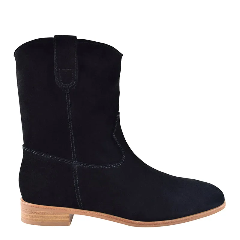 Matteo Boot | Black Suede