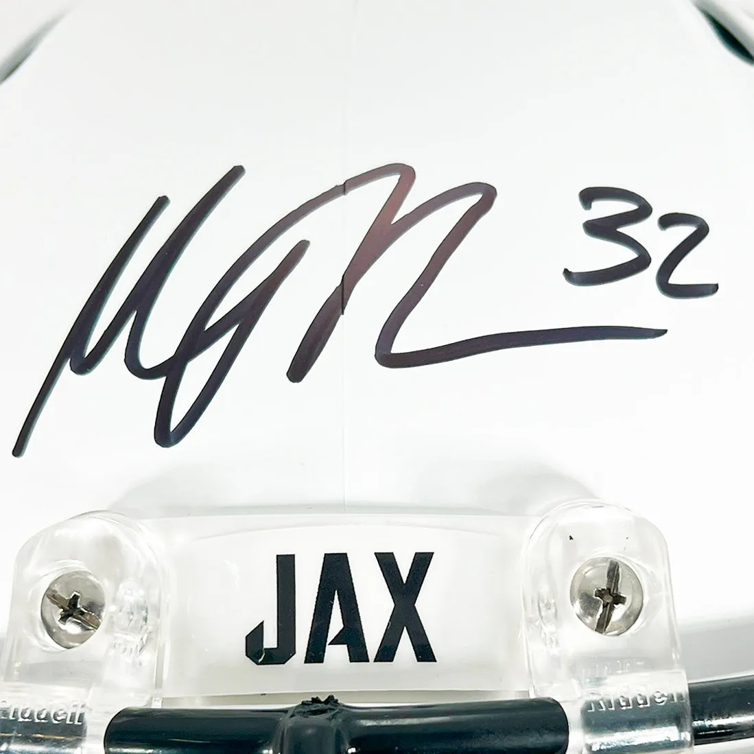 Maurice Jones-Drew Signed Jacksonville Jaguars Alt 2024 Speed Full-Size Replica Football Helmet (Beckett)