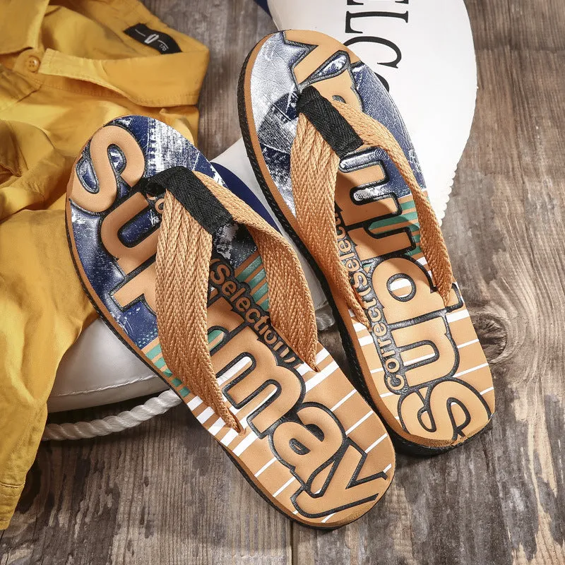 Men Beach Shoes Men's Slippers Summer Fashion Beach Shoes