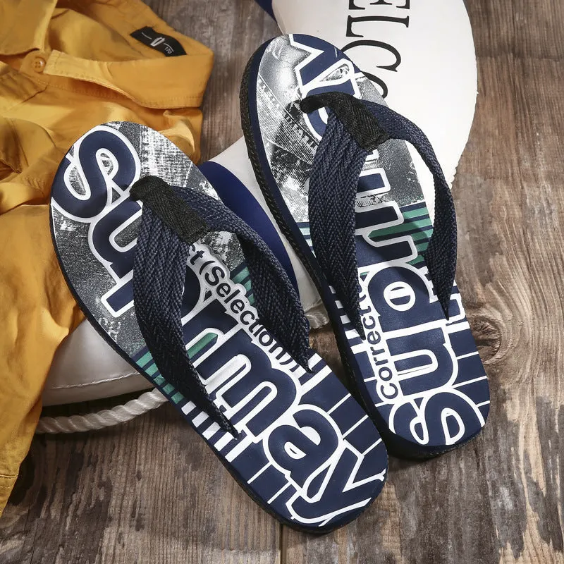 Men Beach Shoes Men's Slippers Summer Fashion Beach Shoes