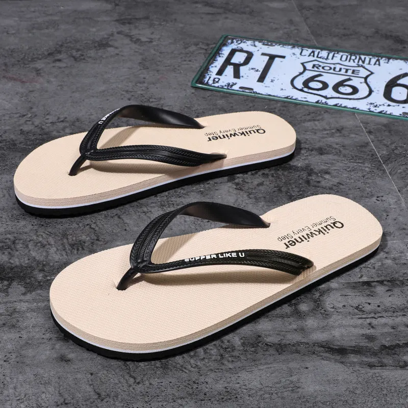 Men Beach Shoes Summer Men Non-Slip Clip Outdoor Beach