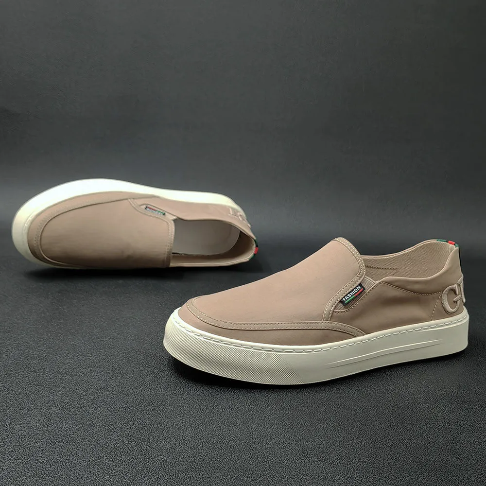 Men Minimalist Breathable Canvas Casual Loafers