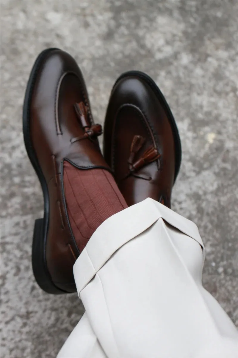 Men's Leather Tassel Loafer