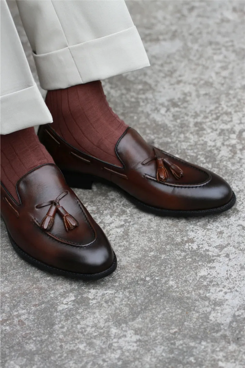 Men's Leather Tassel Loafer