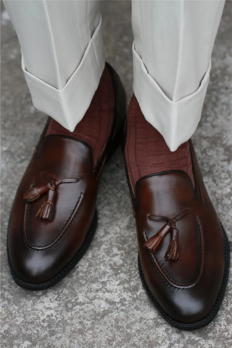 Men's Leather Tassel Loafer