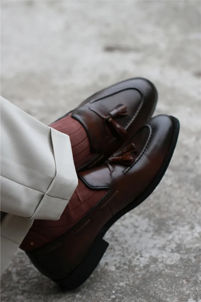 Men's Leather Tassel Loafer