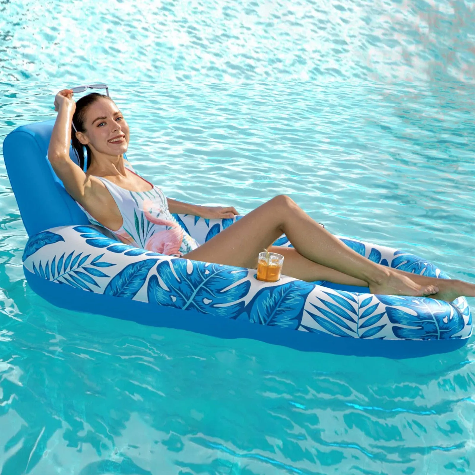 Multifunctional Inflatable Swim Ring Float Chair