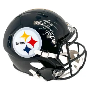 Najee Harris Signed Pittsburgh Steelers Speed Full-Size Replica Football Helmet (JSA)