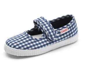 Navy Gingham Mary Jane