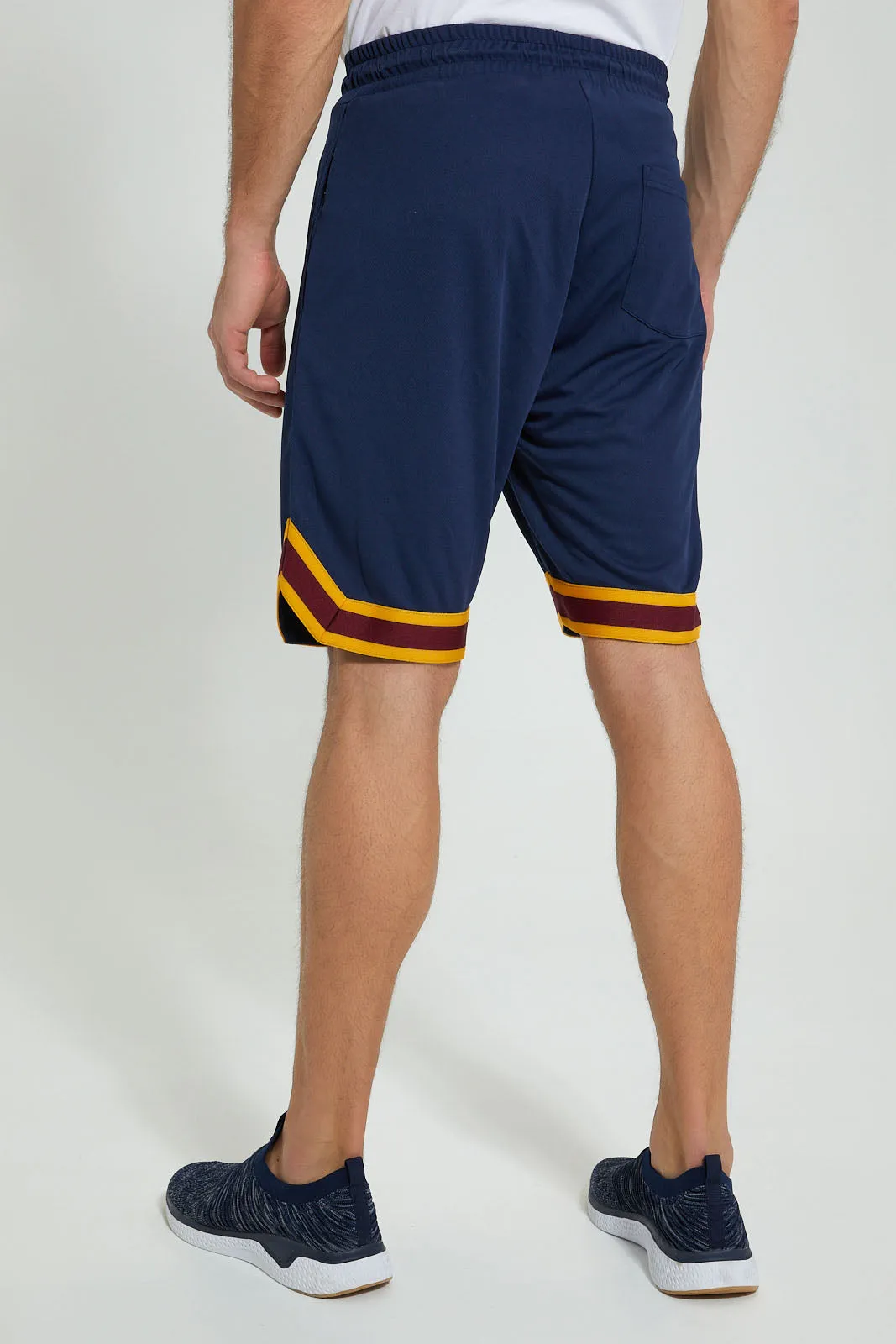 Navy Sports Short