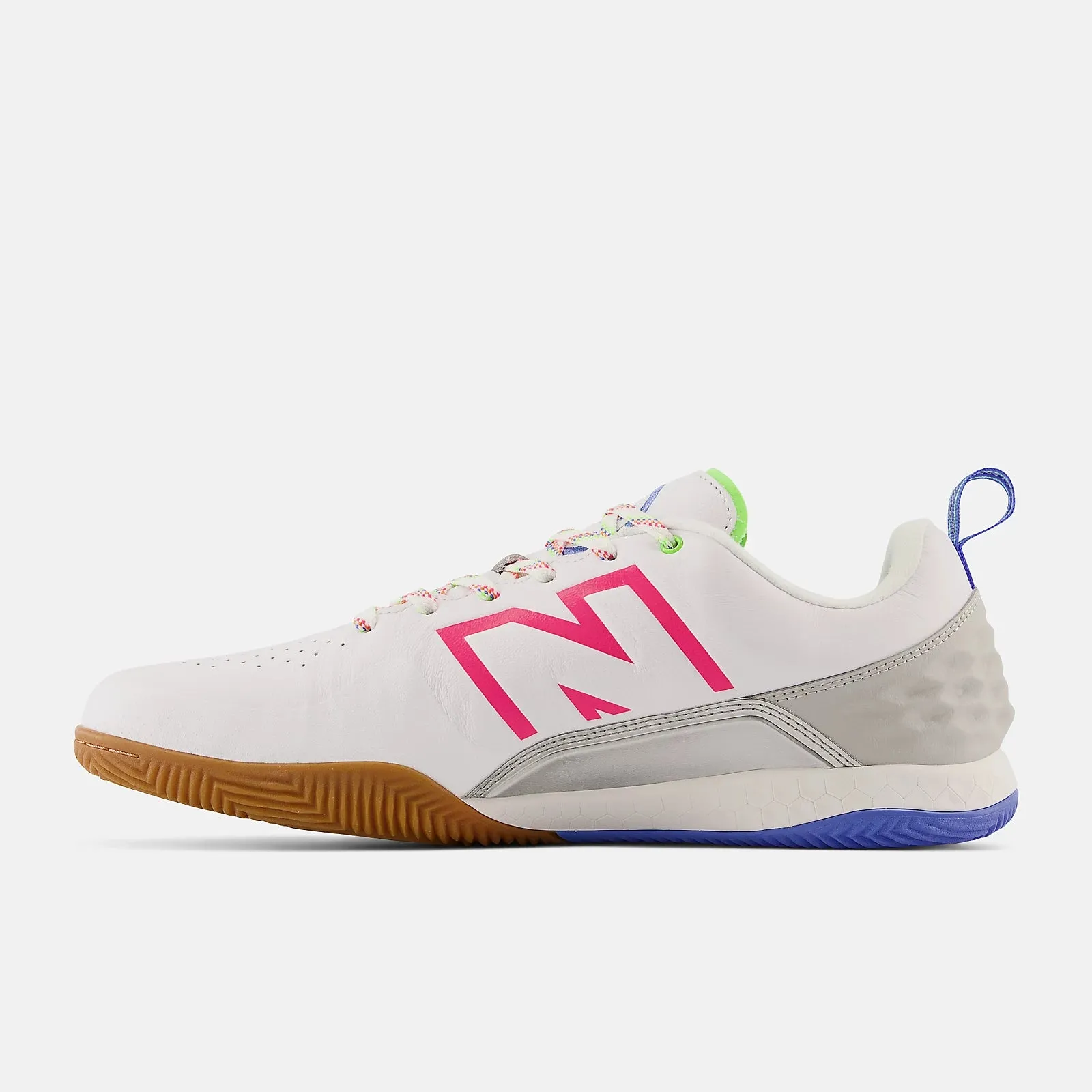 New Balance Fresh Foam Audazo v6 Pro IN - White/Bright Lapis/Alpha Pink