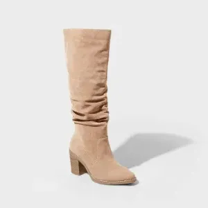 New - Women's Harlan Wide Width Dress Boots - Universal Thread