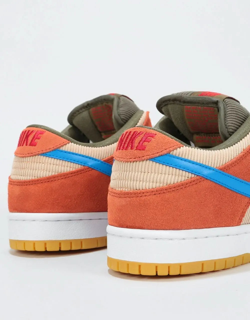 Nike SB Dunk Low Pro Skate Shoes - Dusty Peach/Photo Blue-Desert Ore