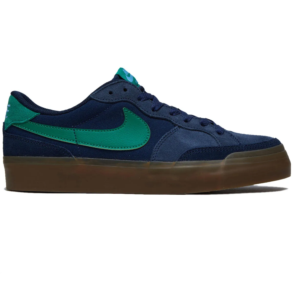 Nike SB Zoom Pogo Plus Shoes - Midnight Navy/Malachite Obsidian