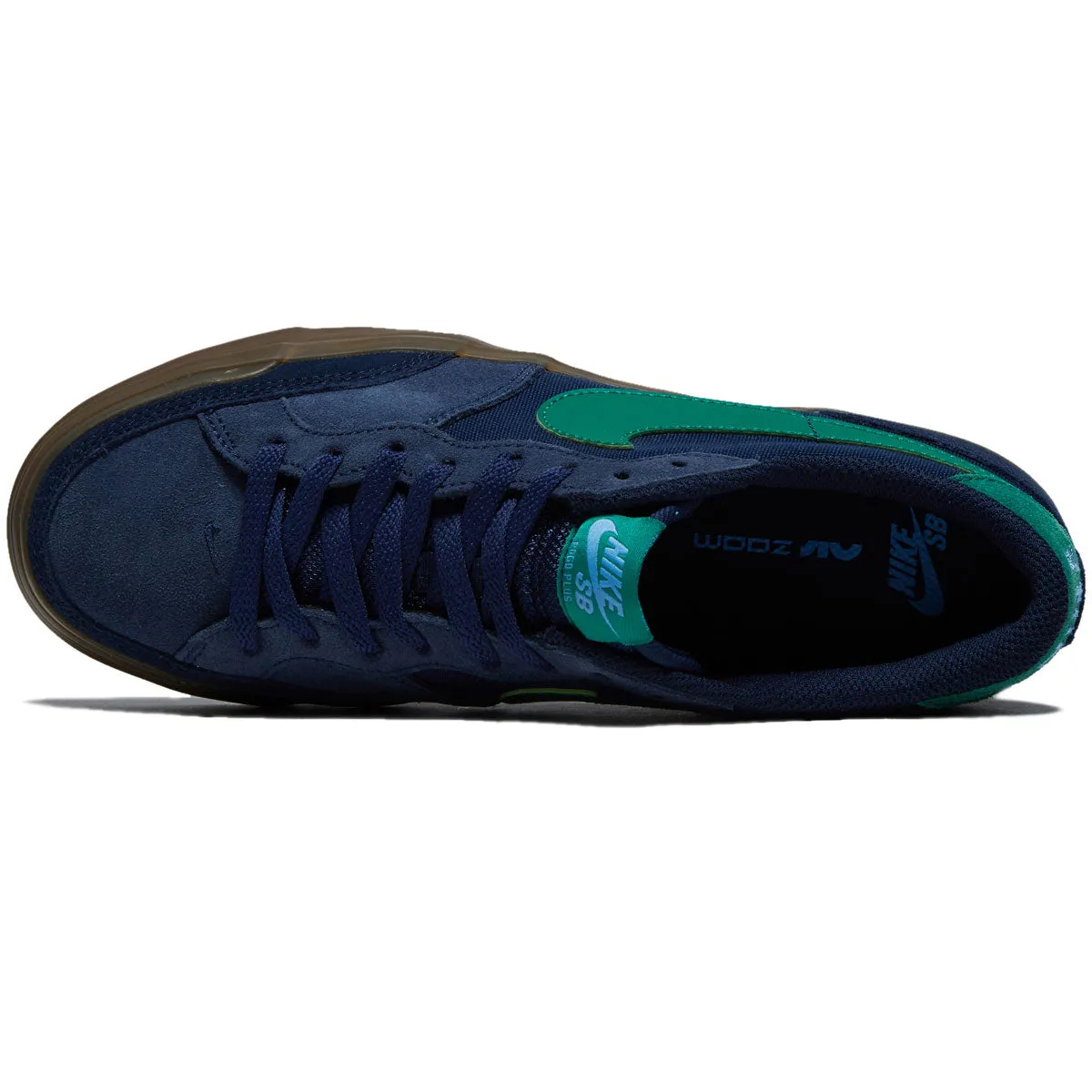 Nike SB Zoom Pogo Plus Shoes - Midnight Navy/Malachite Obsidian