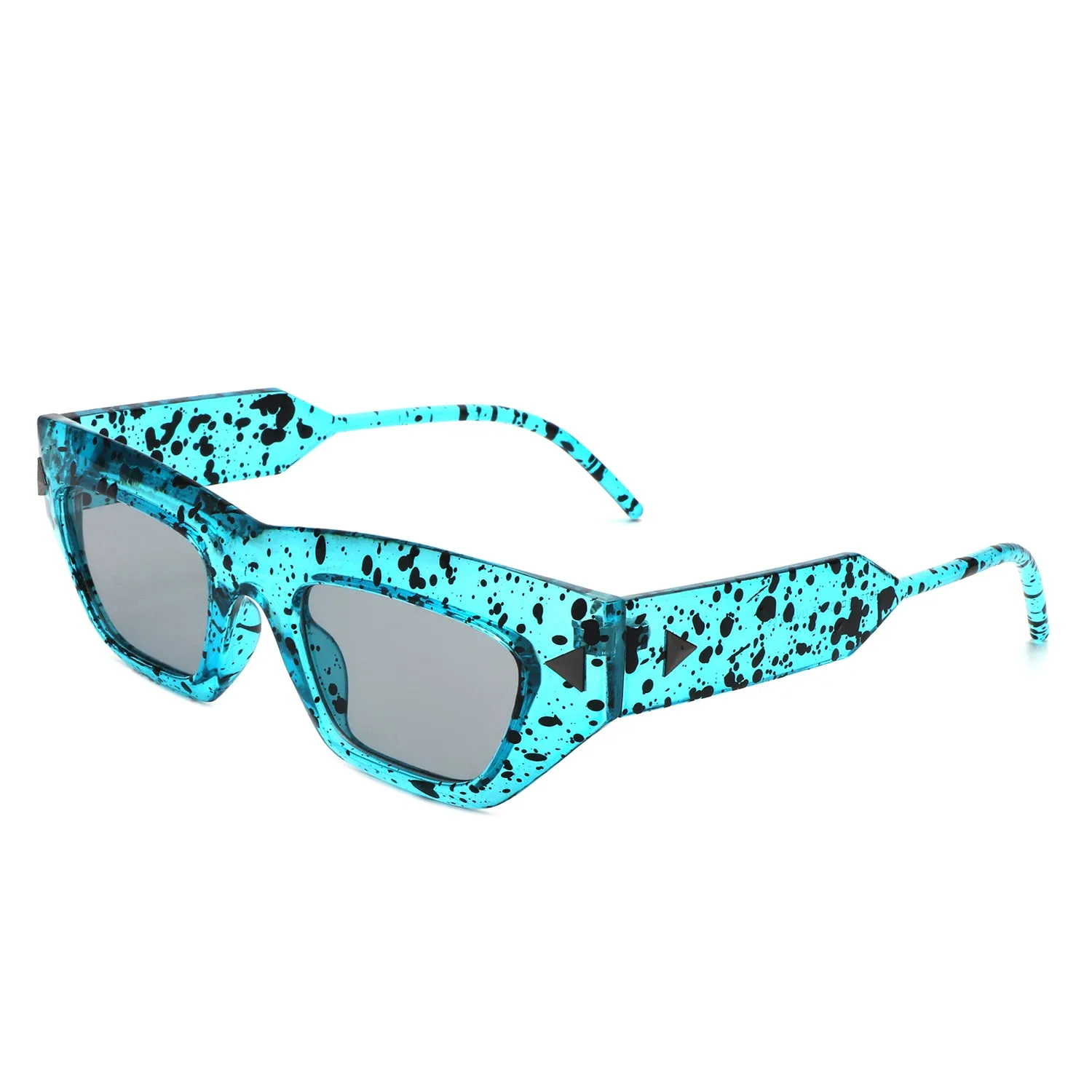 Oceanlux - Retro Chic Cat Eye Chunky Square Women's Sunglasses