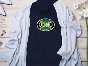 Ocho Rios Flag Oval Logo Vacation Travel Hoodie Gift Souvenir