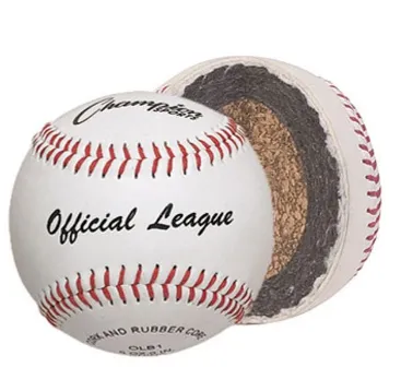 One Dozen leather cover and rubber cork core  Baseballs