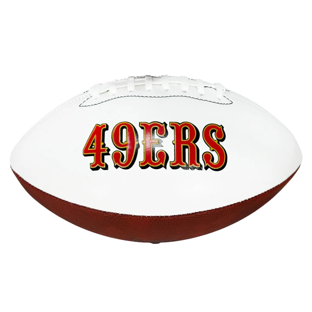 Patrick Willis Signed San Francisco 49ers Official NFL Team Logo Football (JSA)