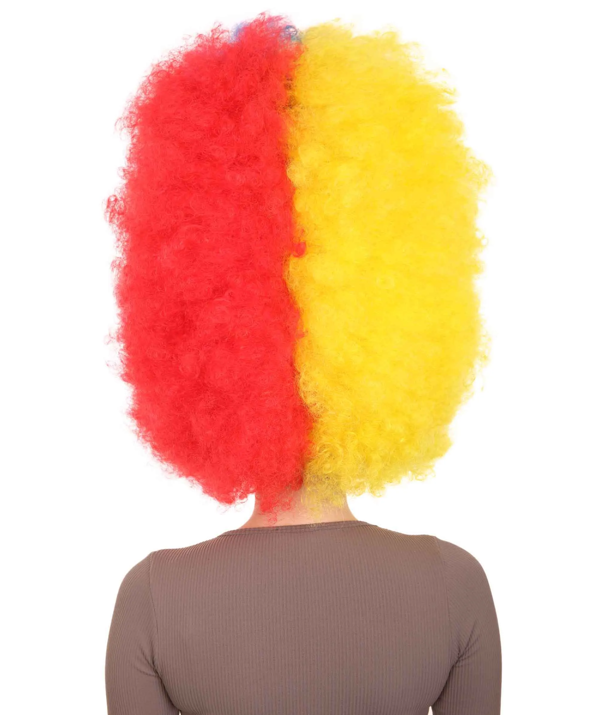 Patriote Flag Sport Party Jumbo Afro Wig | Premium Breathable Capless Cap