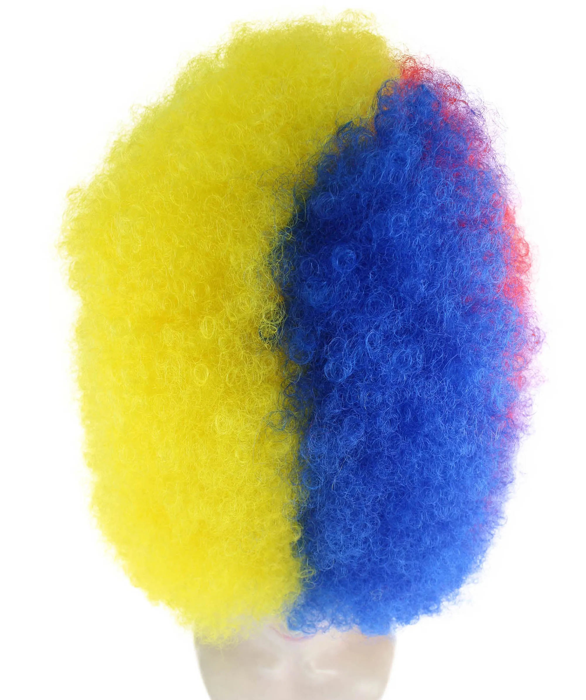 Patriote Flag Sport Party Jumbo Afro Wig | Premium Breathable Capless Cap