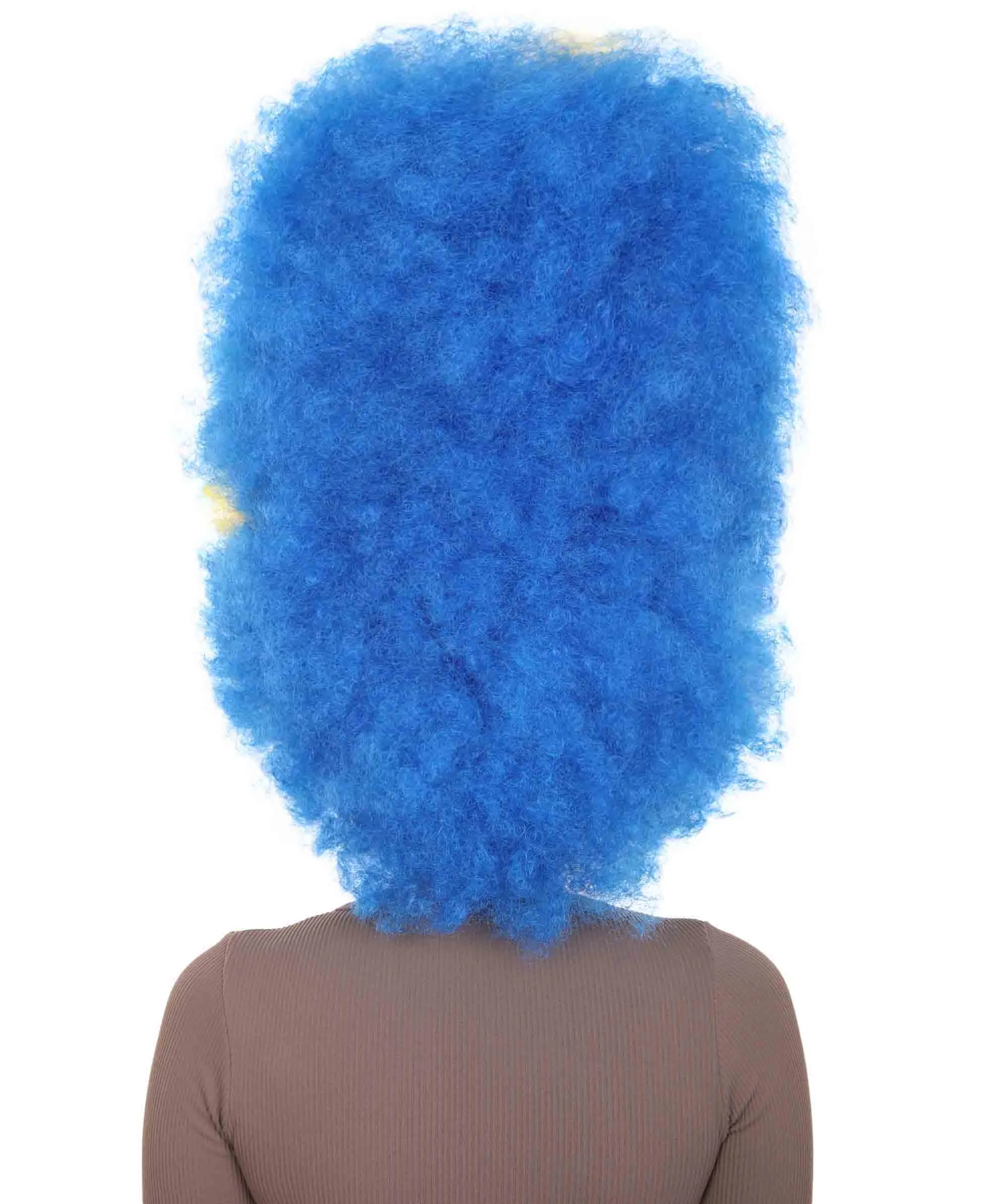 Patriote Flag Sport Party Jumbo Afro Wig | Premium Breathable Capless Cap