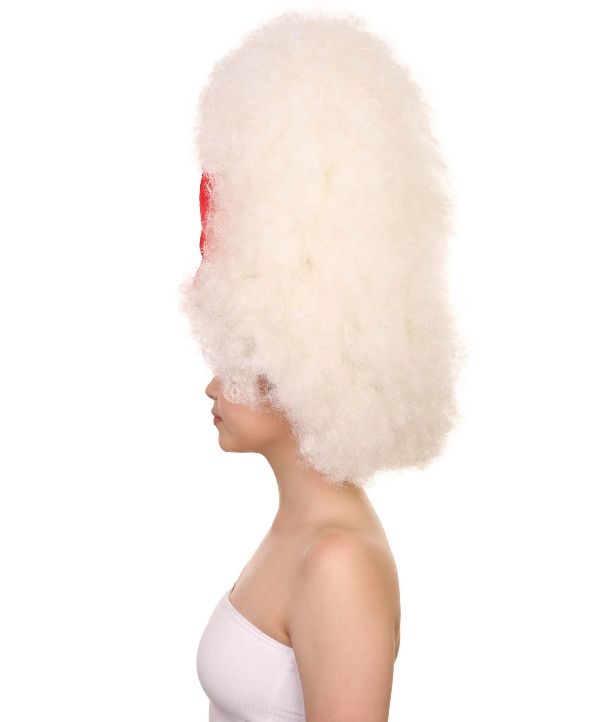 Patriote Flag Sport Party Jumbo Afro Wig | Premium Breathable Capless Cap