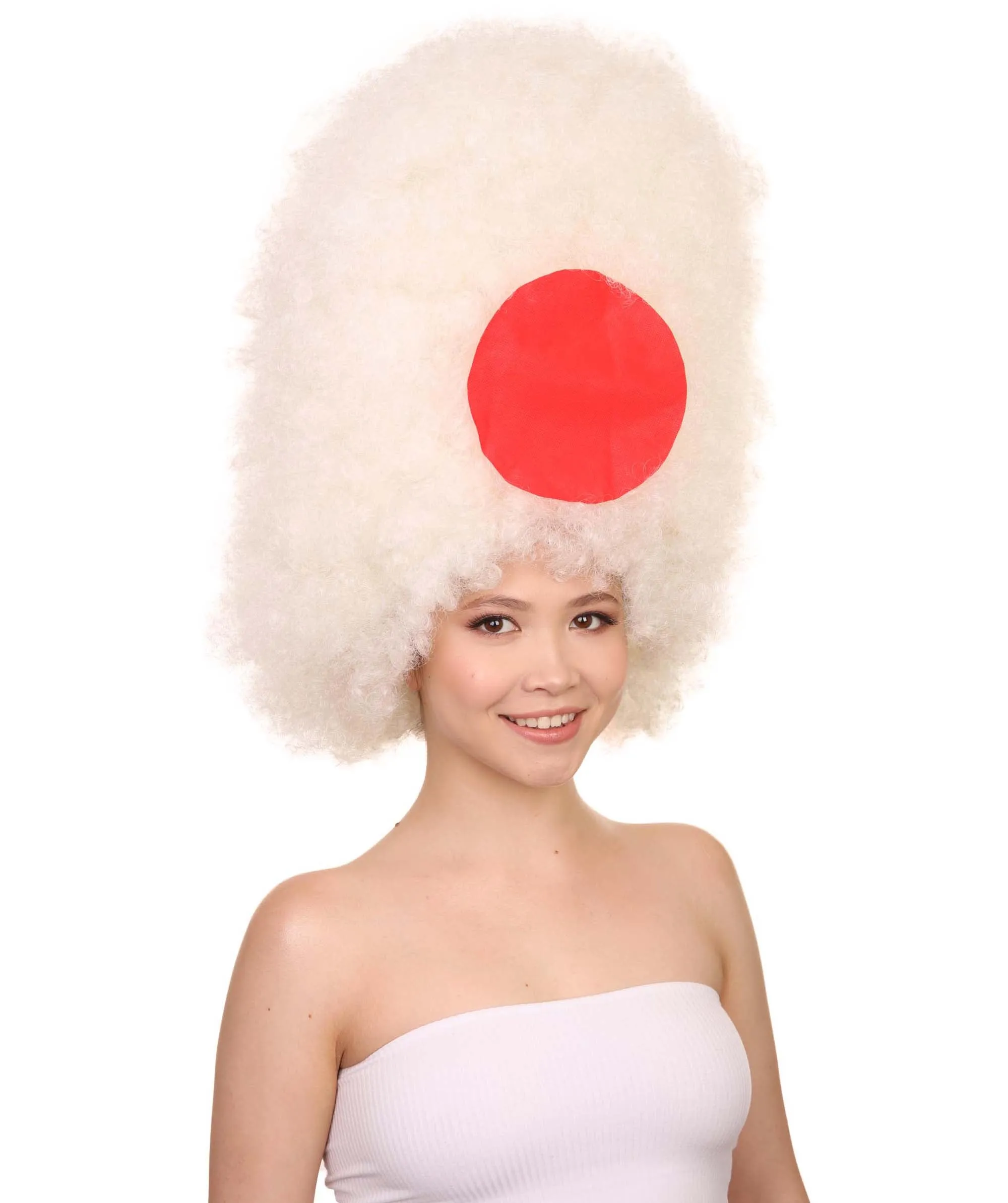 Patriote Flag Sport Party Jumbo Afro Wig | Premium Breathable Capless Cap