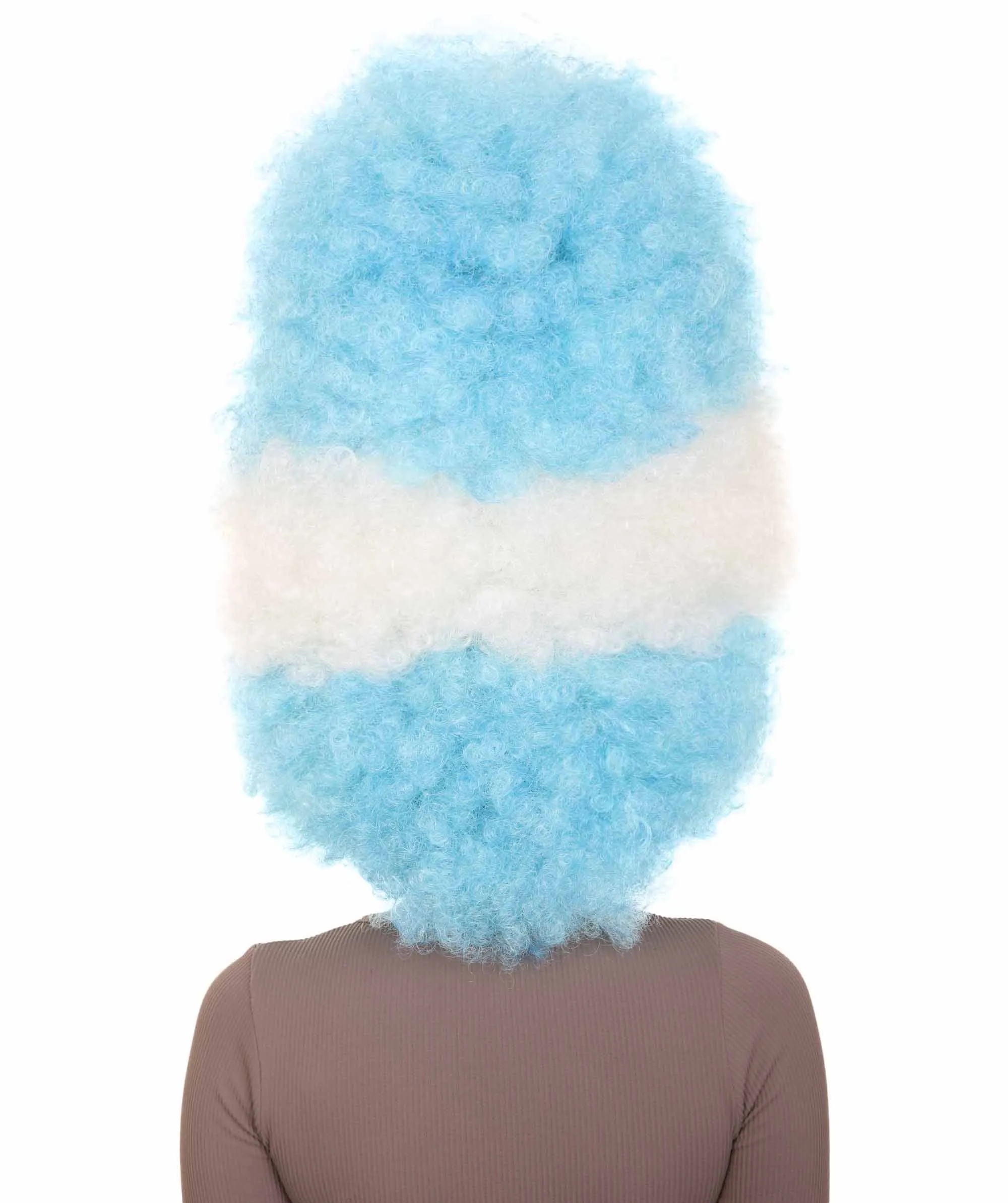 Patriote Flag Sport Party Jumbo Afro Wig | Premium Breathable Capless Cap