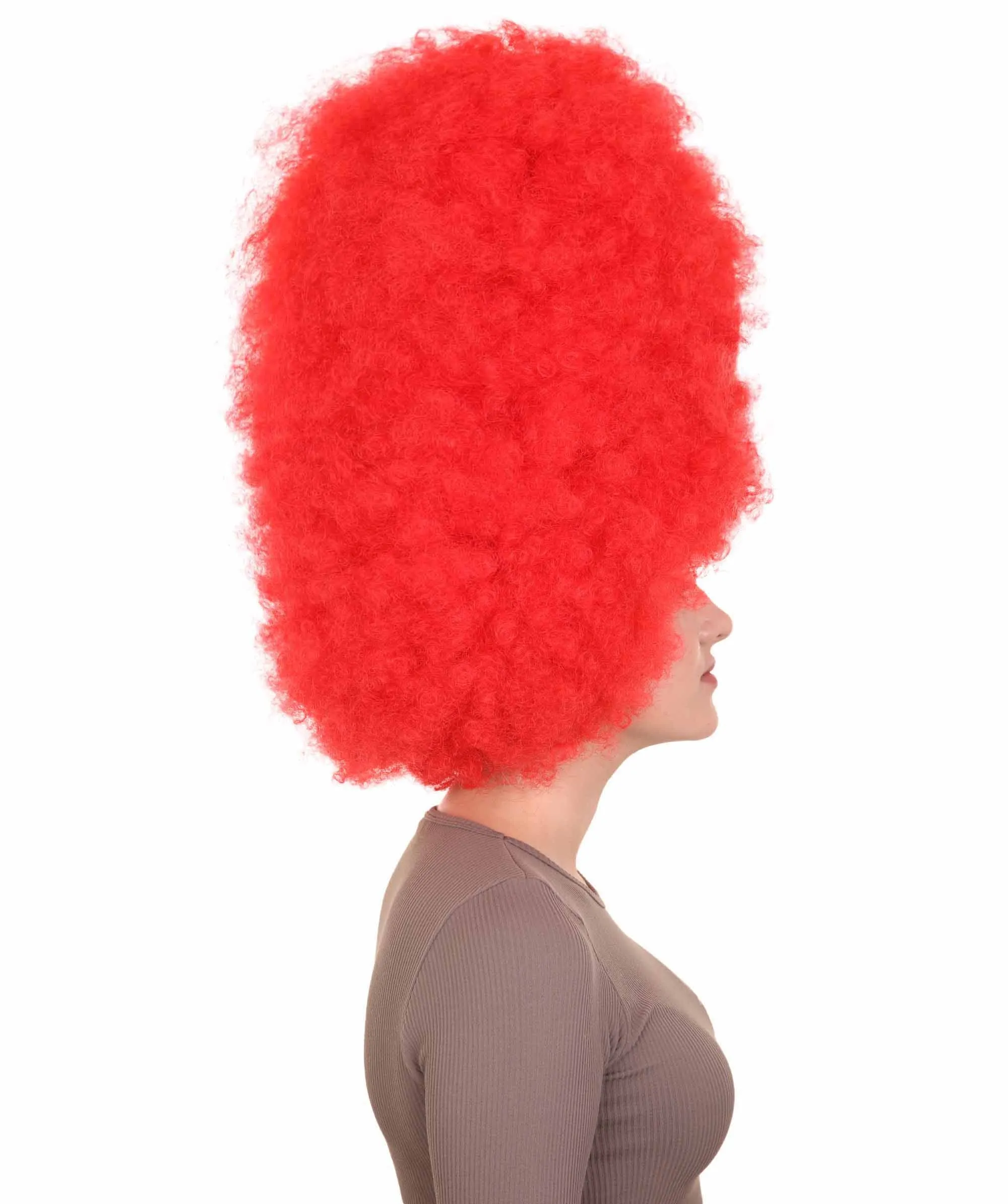 Patriote Flag Sport Party Jumbo Afro Wig | Premium Breathable Capless Cap