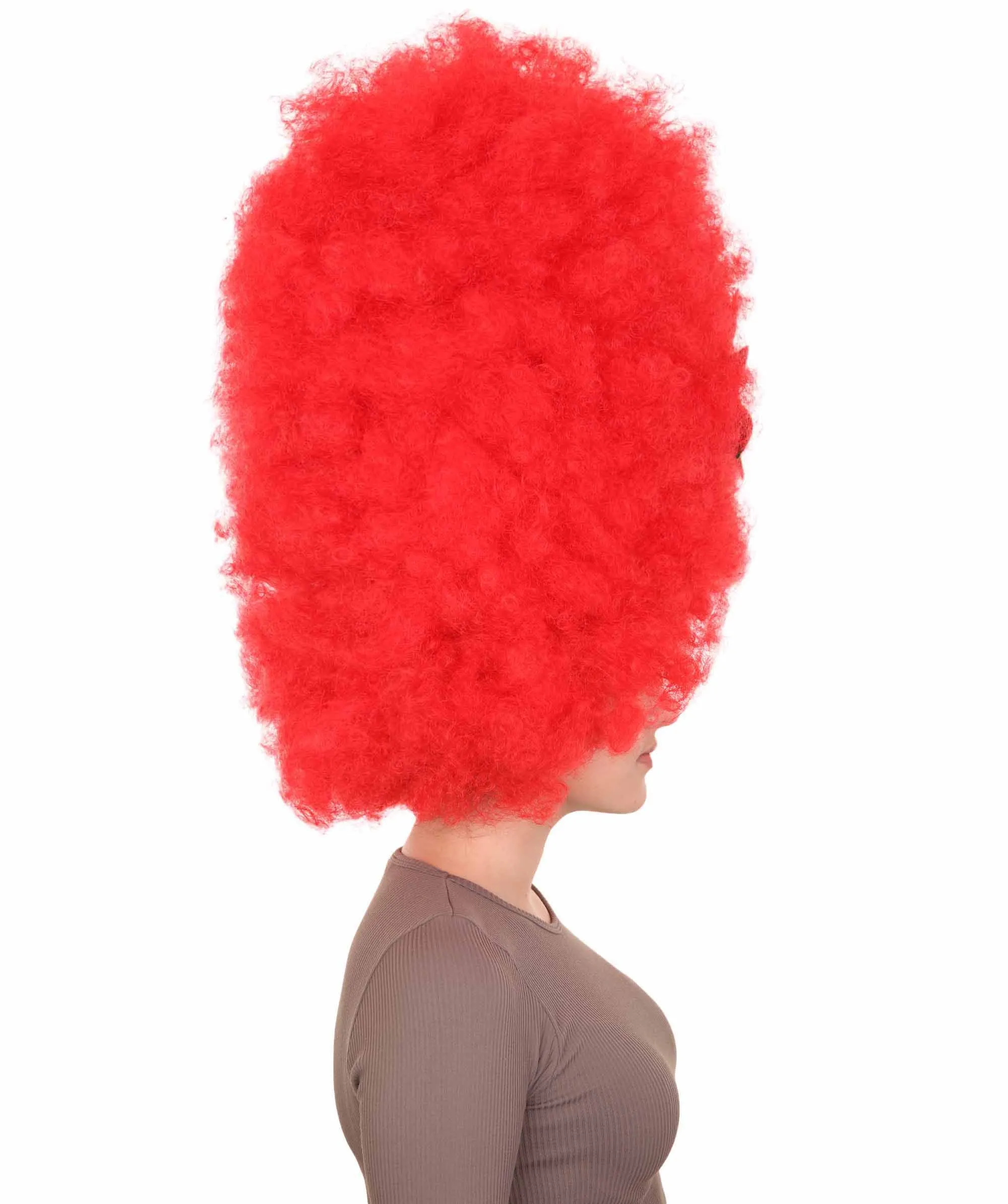 Patriote Flag Sport Party Jumbo Afro Wig | Premium Breathable Capless Cap