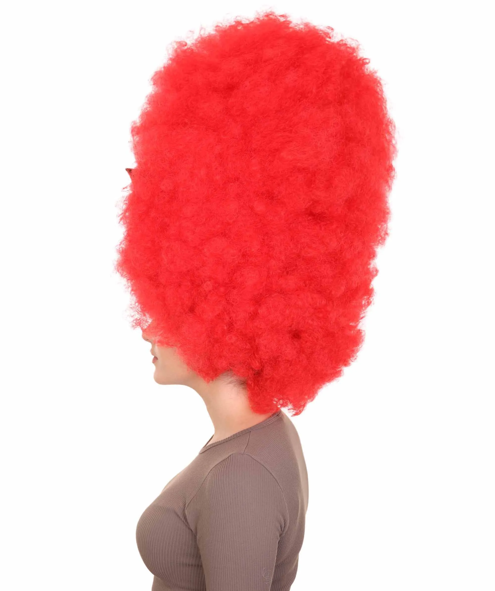 Patriote Flag Sport Party Jumbo Afro Wig | Premium Breathable Capless Cap