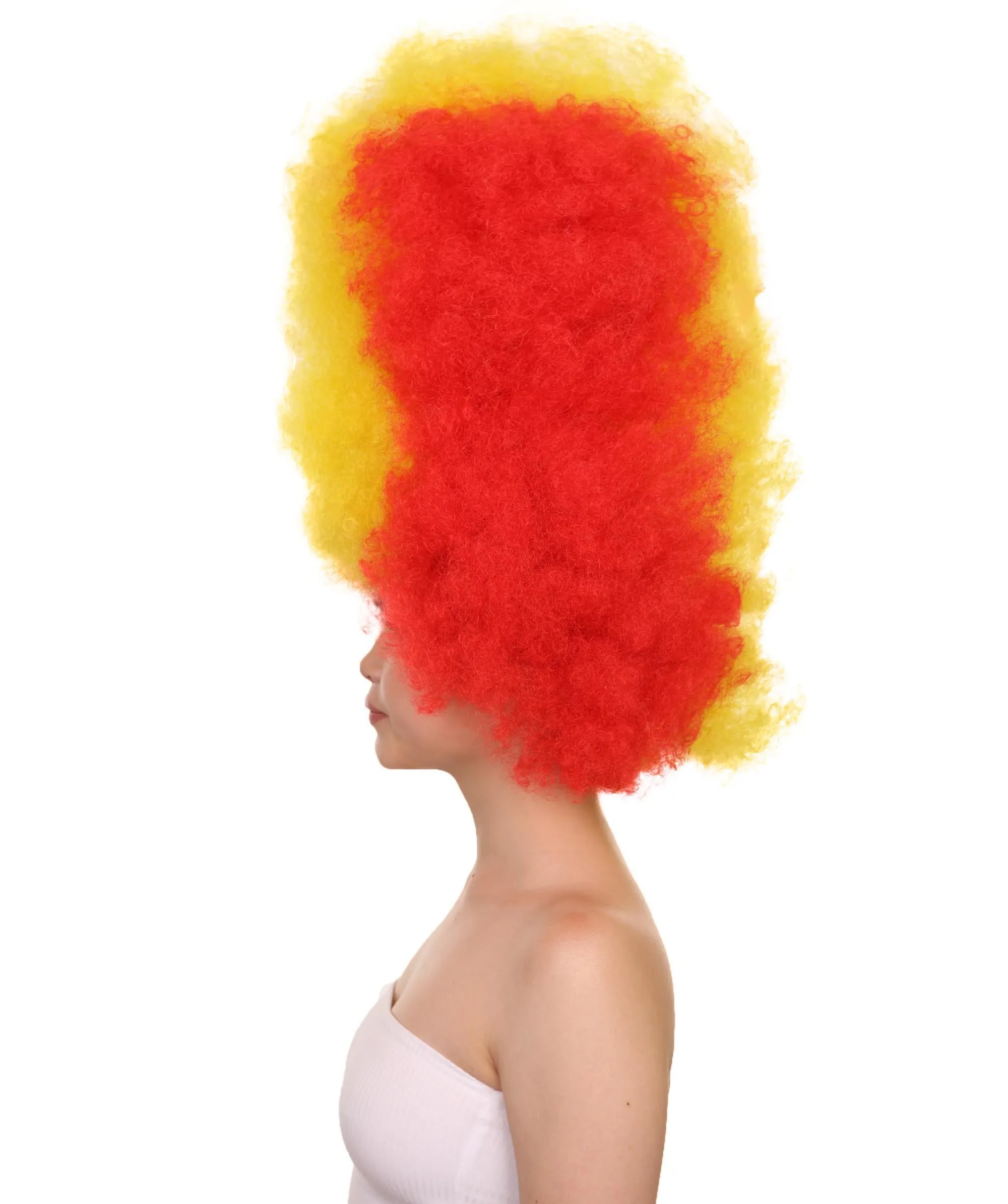 Patriote Flag Sport Party Jumbo Afro Wig | Premium Breathable Capless Cap