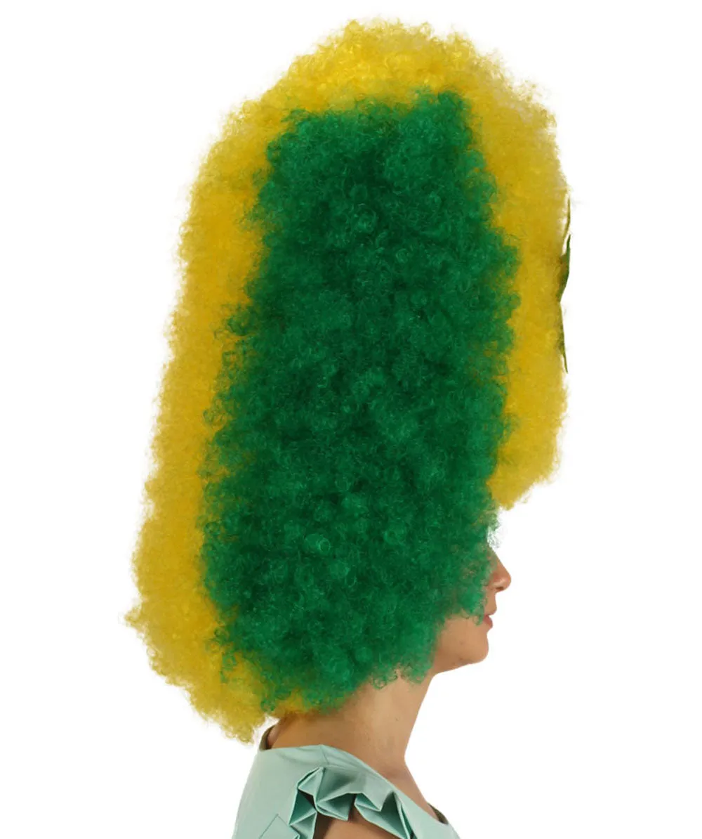 Patriote Flag Sport Party Jumbo Afro Wig | Premium Breathable Capless Cap