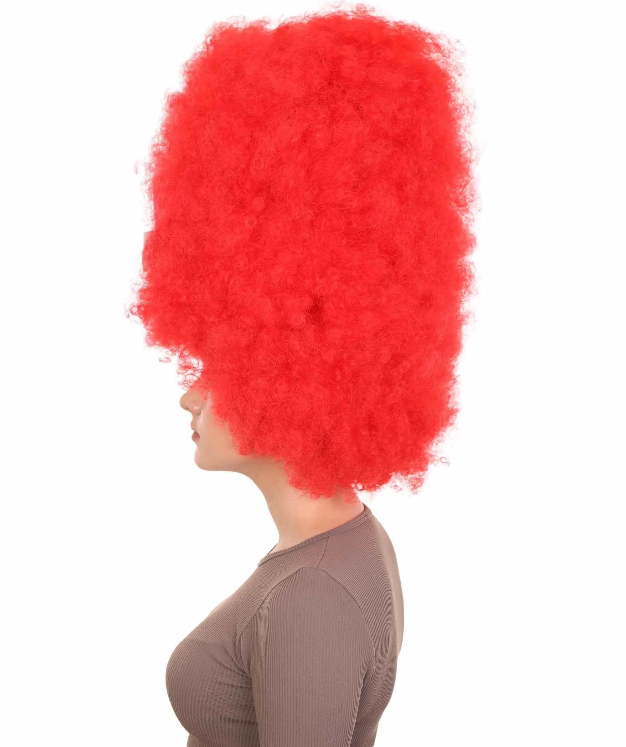 Patriote Flag Sport Party Jumbo Afro Wig | Premium Breathable Capless Cap