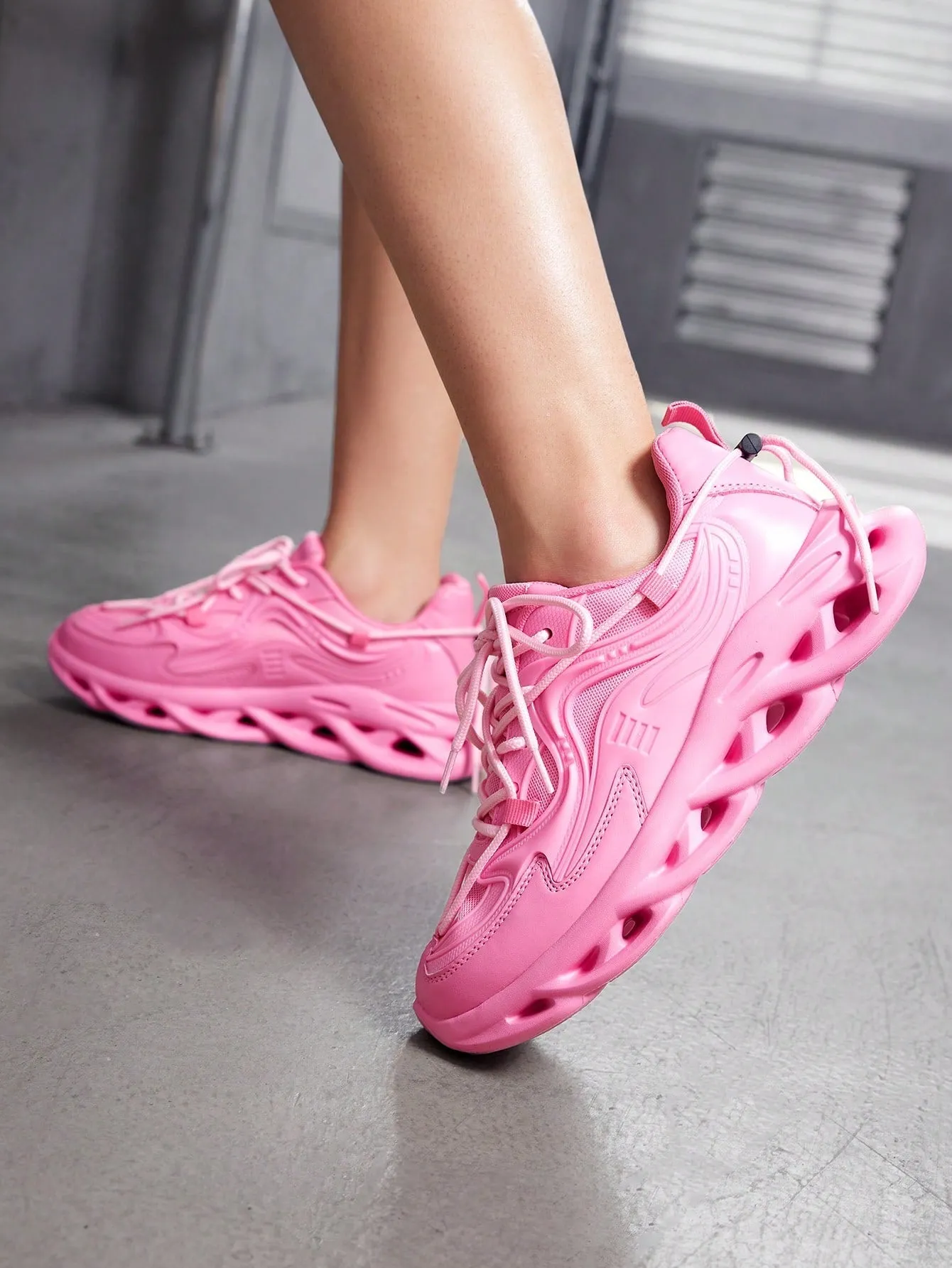 Pink Personality Creative Party Women Sneakers