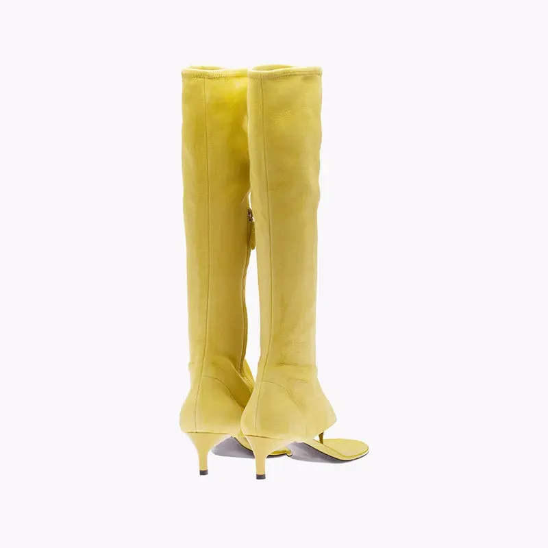 Pre Order:  Clip Toe Stiletto High Boots