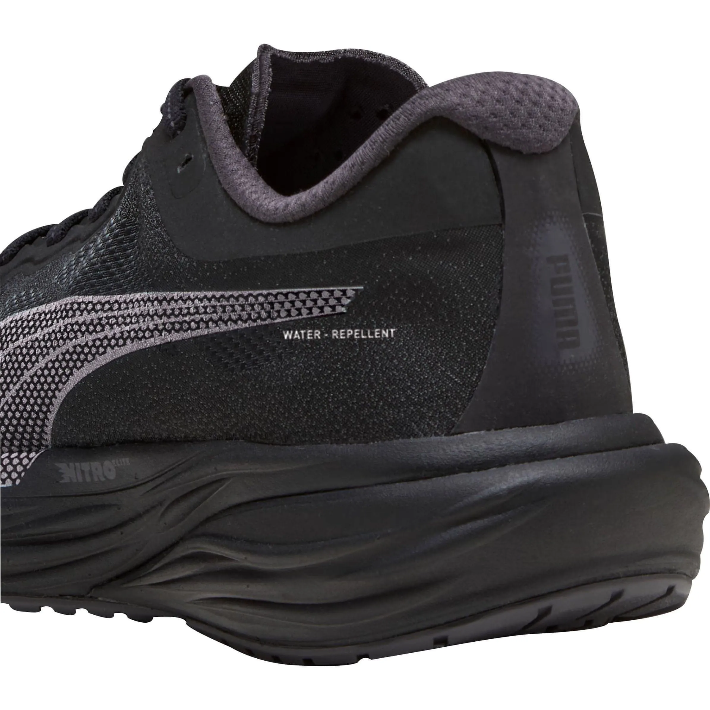 Puma Deviate Nitro 2 WTRepel Mens Running Shoes - Black