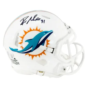 Raheem Mostert Signed Miami Dolphins Speed Mini Football Helmet (Beckett)