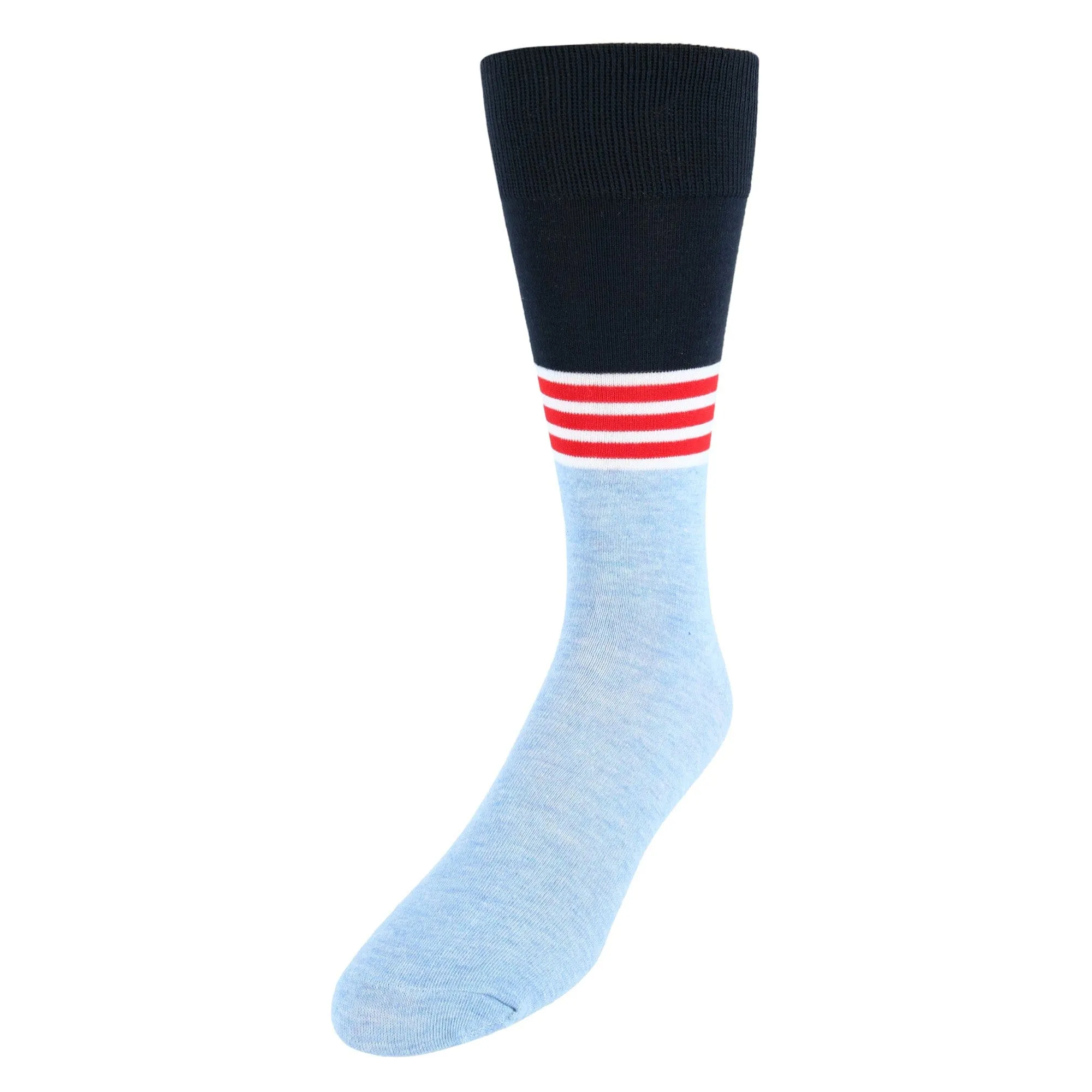 Red White & Crew Men's Pattern Novelty Crew Socks (3 Pair Pack)