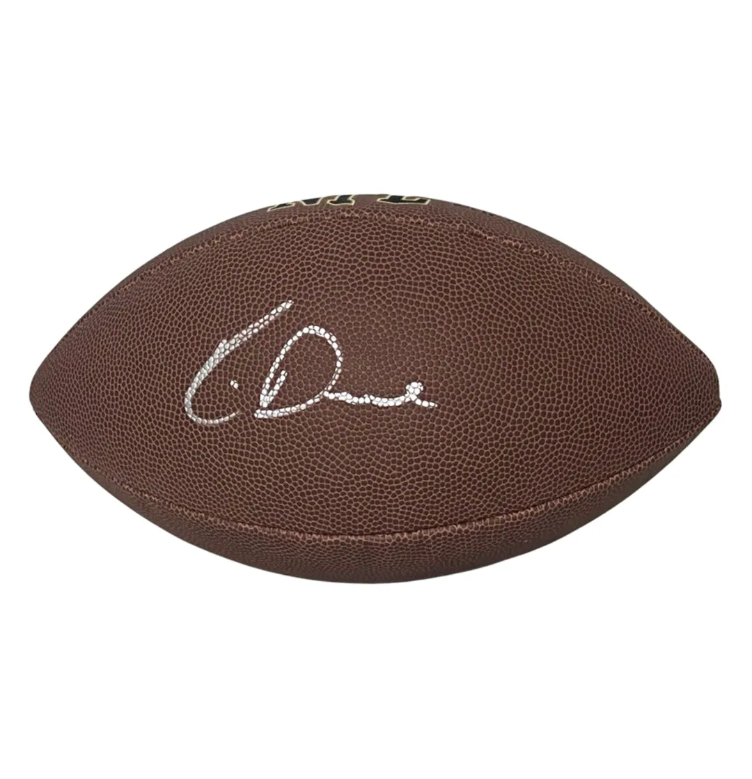 Rico Dowdle Signed Wilson Official NFL Replica Football (Beckett)